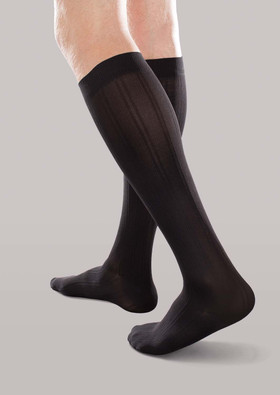 15-20mmHg Ease Men's Mild Support Black Trouser Socks