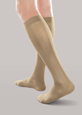 30-40mmHg Ease Men's Mild Support Khaki Trouser Socks