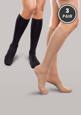 Essentials for Women - Mild Support Knee Highs 3 Pack