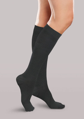 30-40mmHg Ease Women's Mild Support Black Trouser Socks