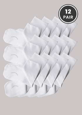 SmartKnitKIDS Seamless Sensitivity Socks 12 Pair White