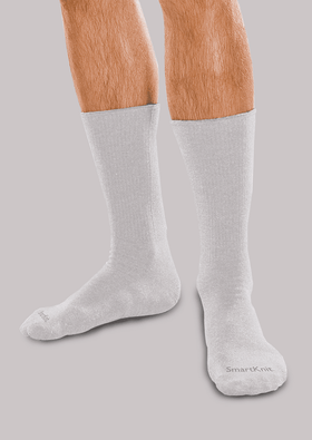 SmartKnit Seamless Grey Boot Socks