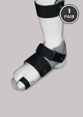SmartKnit Seamless Big Toe AFO Interface Socks for Children White